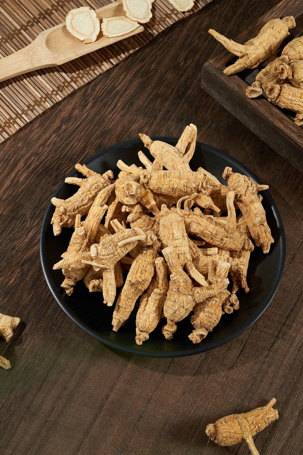 Fresh ginseng root